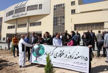 گزارش تصویری مراسم روز درخت کاری در دانشگاه  با حضور ورزشکاران ملی پوش شهرستان شاهرود  